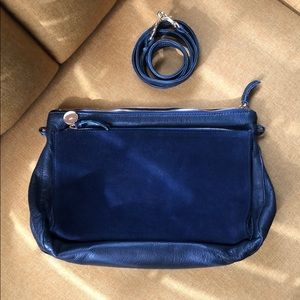 Clare V. Gosee Clutch Navy